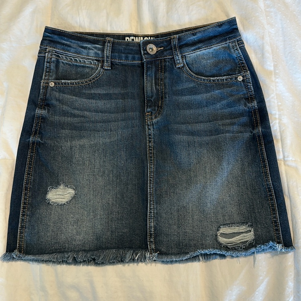 Rewash Juniors Size 1/25 Denim Jean Skirt